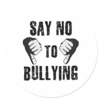 Say No to Bullying Classic Round Sticker