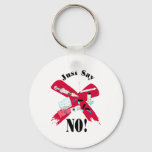Say No To Drugs Keychain at Zazzle