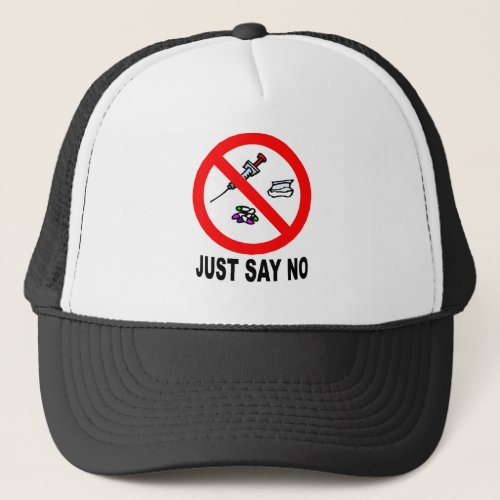 SAY NO TO DRUGS TRUCKER HAT