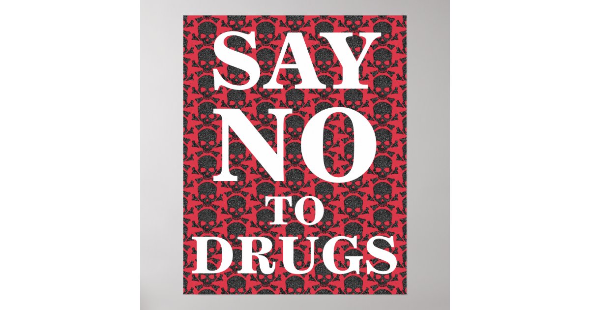 say no to drugs poster