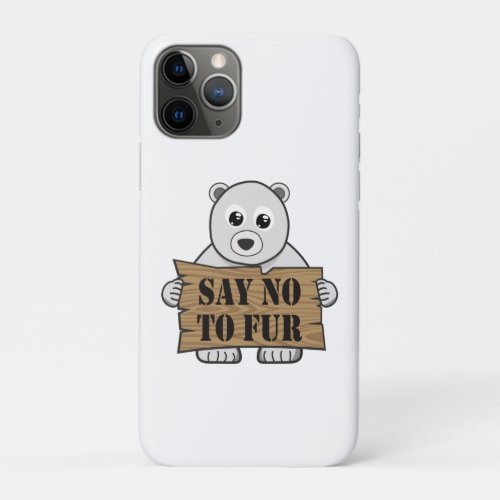 Say no to Fur iPhone 11 Pro Case