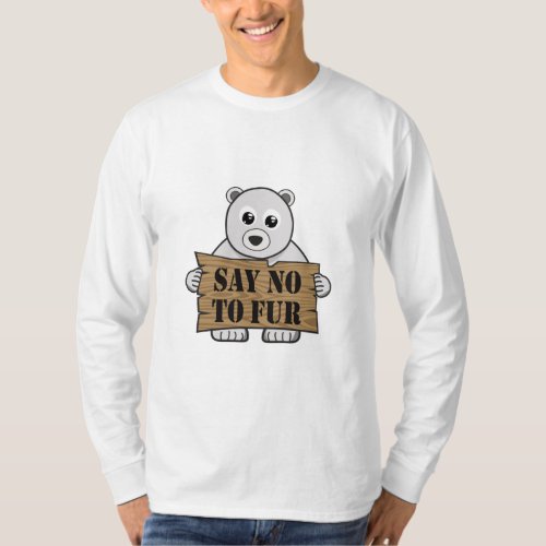 Say no to Fur T_Shirt