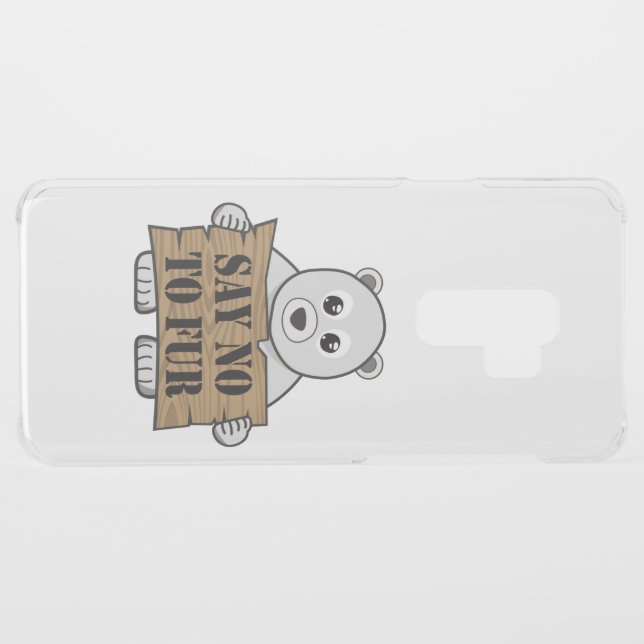 Say no to Fur Uncommon Samsung Galaxy Case (Back (Horizontal))