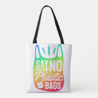 Paper or Plastic Neither Tote Bag Birthday Gift Tote Bag 