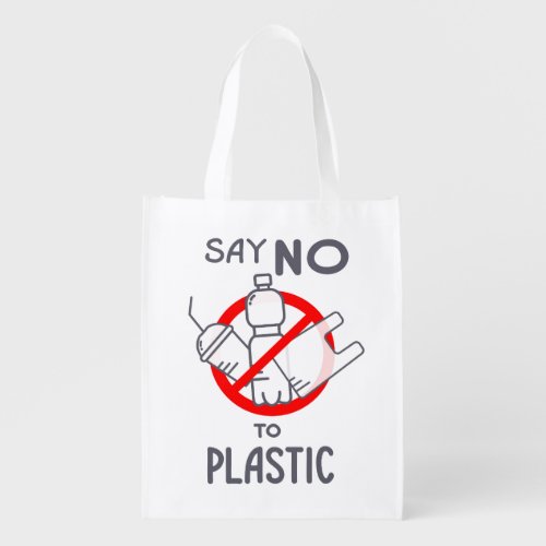 Say No To Plastic Grocery Bag