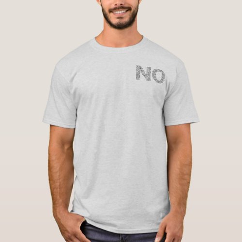 Say No to Violence Abuse Drugs Alcohol  Fear T_Shirt