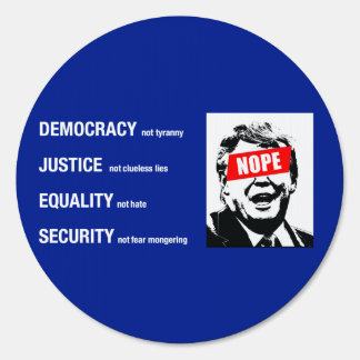 Say "Nope" to Trump Sign