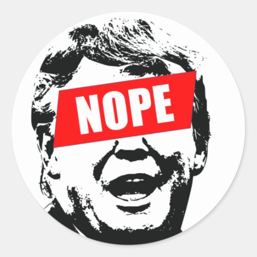 Say Nope to Trump Sticker