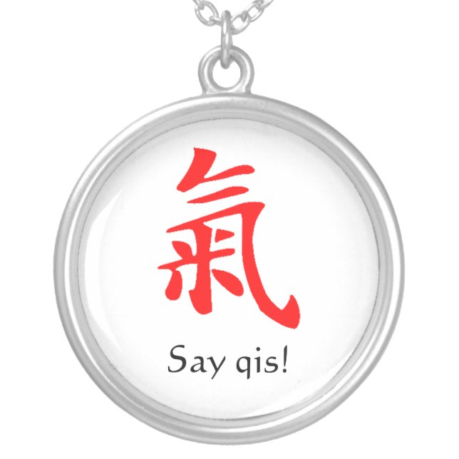 Say Qis Silver Plated Necklace (Front)