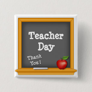 Say Thank You on Teacher Day Button