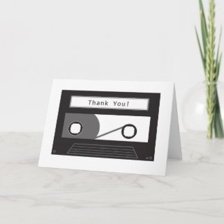 Say thank you with a mix tape card