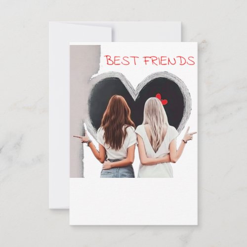 Say Thanks to Your Bestie with Our Best Friends  Thank You Card