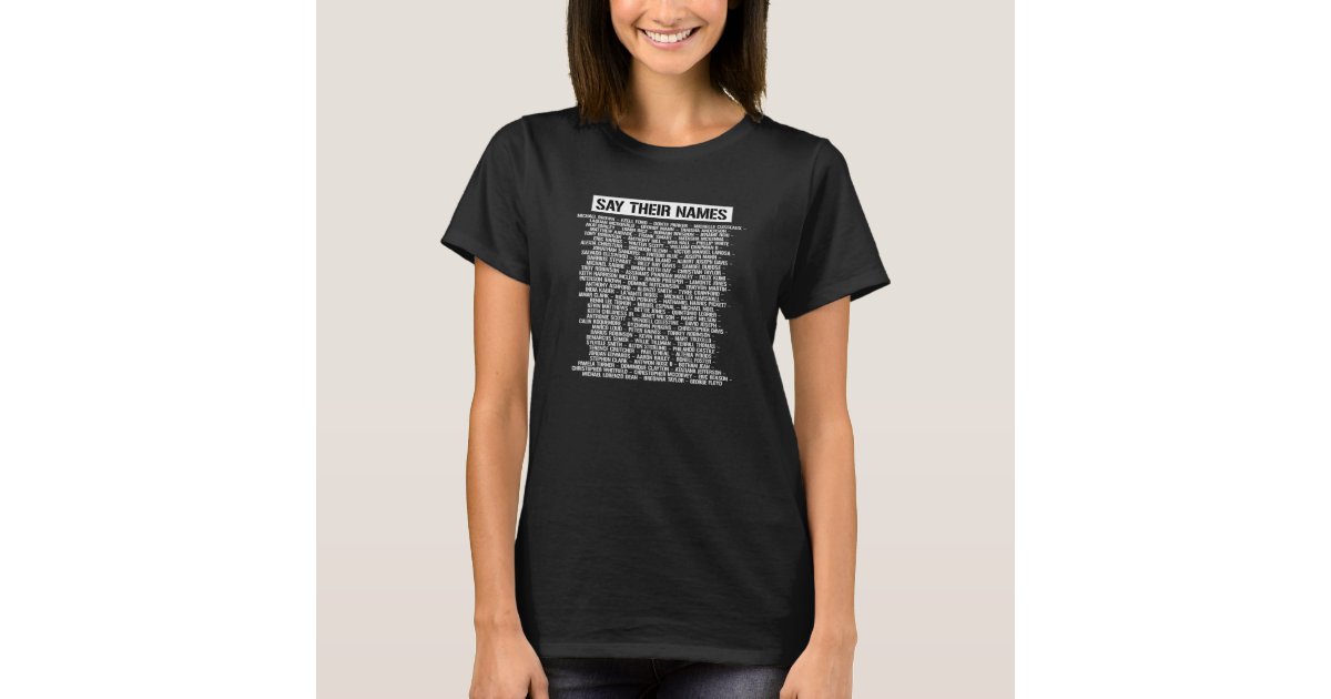 say their names t shirt