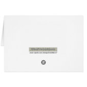 Say Uncle & Aunt Customizable Graffiti Cards (Back Horizontal)