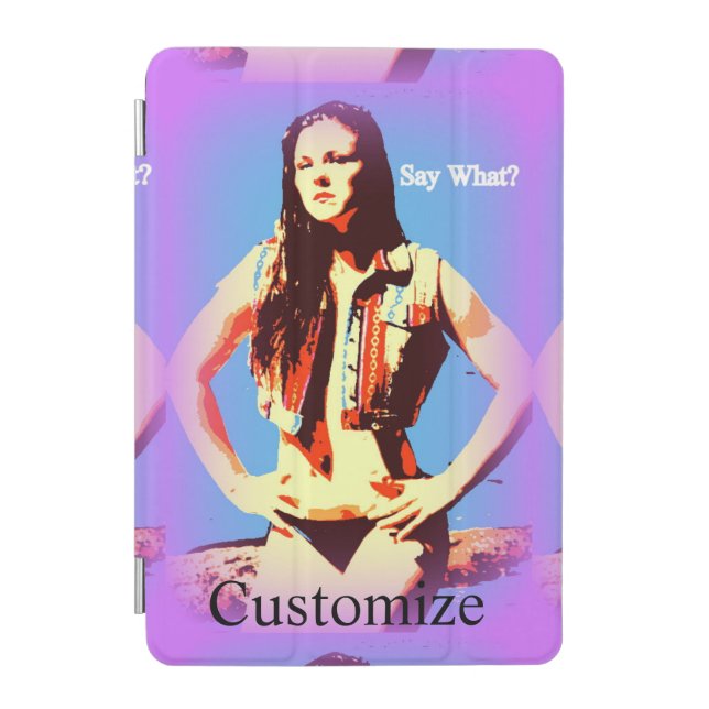 Say what bikini girl Thunder_Cove iPad Mini Cover (Front)