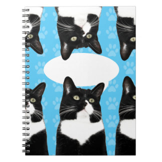 Say What Triple Cute Kitty Fun Cat Photo Art Notebook