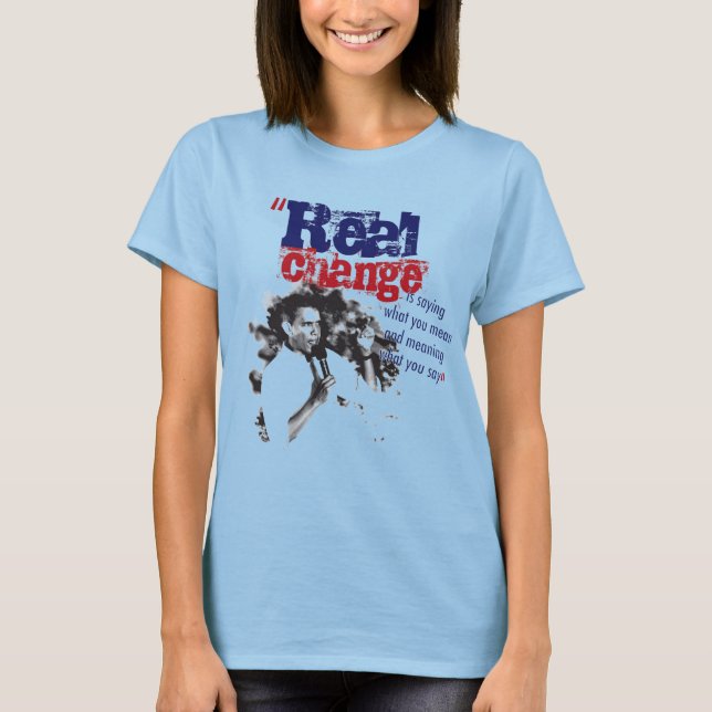 Say What You Mean and mean What Yo... - Customized T-Shirt (Front)