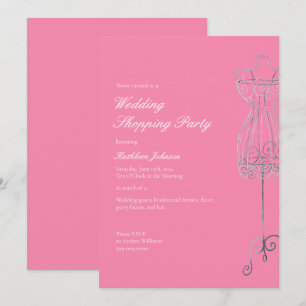 Say Yes to the Dress Bridesmaid Shopping Party Invitation