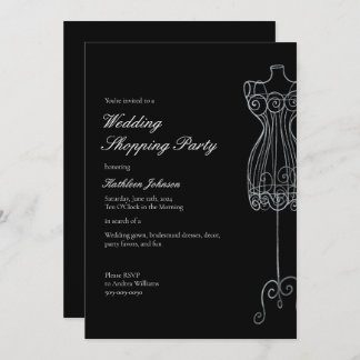 Say Yes to the Dress Bridesmaid Shopping Party Invitation