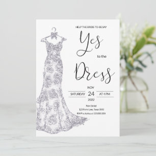 Say Yes To The Dress Invitation