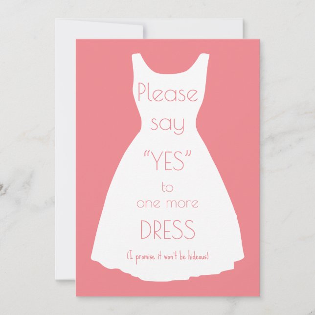 Say Yes Will You Be My Bridesmaid Proposal Card (Front)