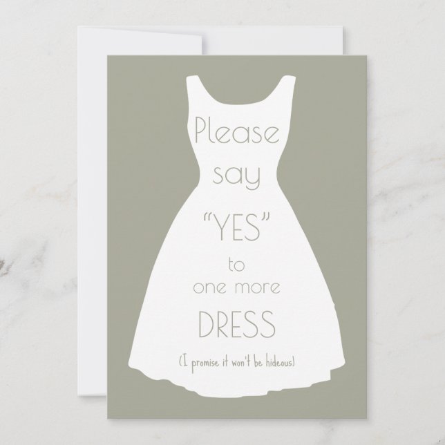 Say Yes Will You Be My Bridesmaid Proposal Card (Front)