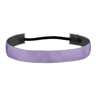 Sayagata pattern, Japanese, Purple and Pink Athletic Headband