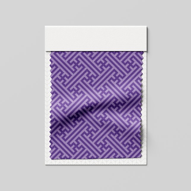 Sayagata pattern, Japanese, Purple and Pink Fabric (Creator Uploaded)