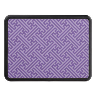 Sayagata pattern, Japanese, Purple and Pink Hitch Cover