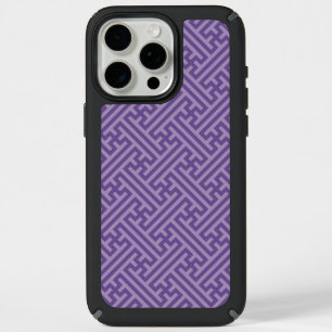 Sayagata pattern, Japanese, Purple and Pink iPhone 15 Pro Max Case