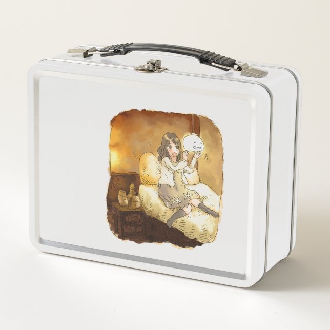 Sayakusaji Metal Lunch Box (Front)