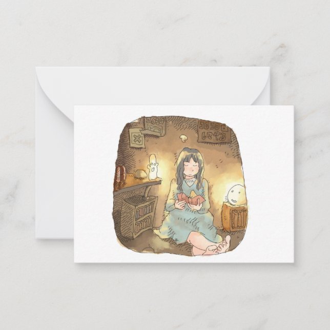 Sayanashi Note Card (Front)