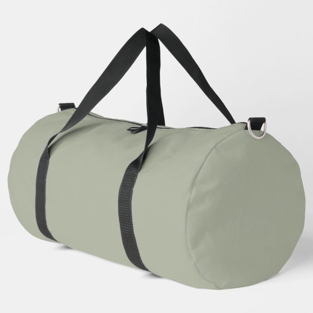 Saybrook Sage Solid Color Duffle Bag (Left Corner)
