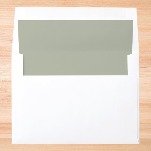 Saybrook Sage Solid Color  Envelope Liner
