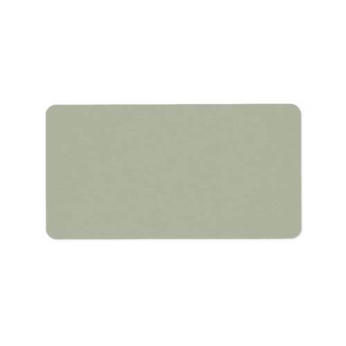 Saybrook Sage Solid Color Label