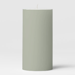 Saybrook Sage Solid Color Pillar Candle