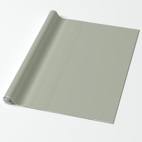 Saybrook Sage Solid Color Wrapping Paper