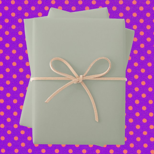 Saybrook Sage Solid Color Wrapping Paper Sheets (Creator Uploaded)