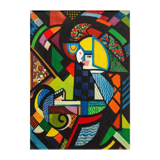 Sayen “Daughter in a Rocker” Acrylic Art (Front)