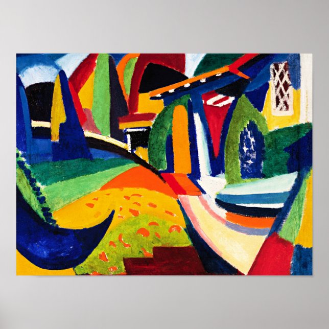 Sayen - Scheherazade, colorful painting Poster (Front)