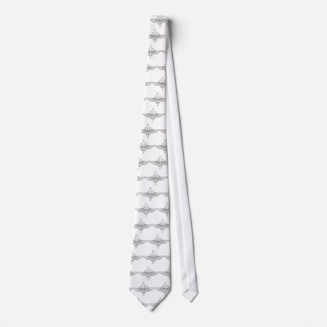 Sayeret Matkal Crest - Israeli Special Forces Neck Tie (Front)