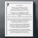 Saying Goodbye 8x10 Tabletop Photo Plaque<br><div class="desc">A portion of the royalties received will support charities. To see the list of charities supported and amounts given visit my website -- http://wordsbygodsgrace.com. The amounts each charity receives will be posted as royalties come in. Thank you for your support.</div>