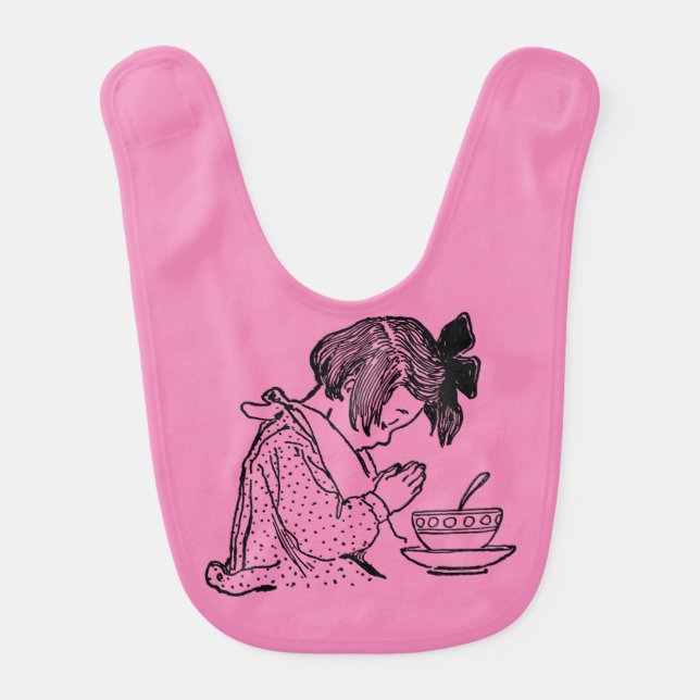 Saying Grace Baby Bib  (Front)
