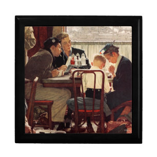 Saying Grace by Norman Rockwell Jewelry Box