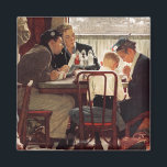 Saying Grace by Norman Rockwell Magnet<br><div class="desc">Saying Grace by Norman Rockwell | May 15,  1948</div>