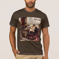 Saying Grace by Norman Rockwell T-Shirt