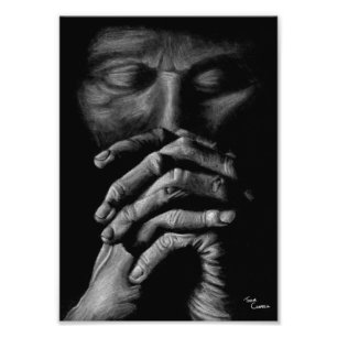 Saying Grace Photo Print