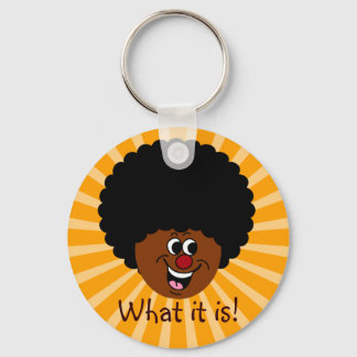 Saying Hello to New Friends in an Old Way Keychain