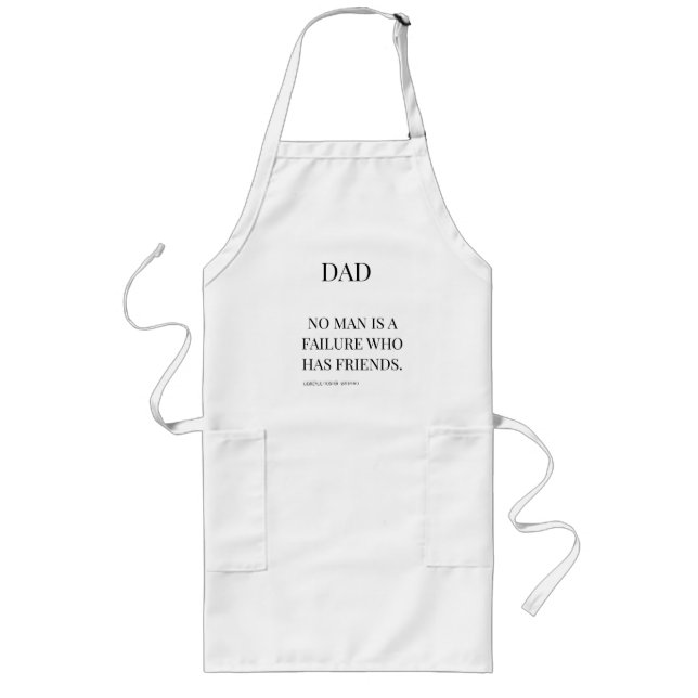 Saying of an Angel Long Apron (Front)