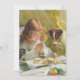 Saying Our Prayers Suspense Charles Burton Barber Invitation